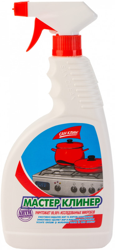 Засіб SAN CLEAN для вилдалення жиру, 750мл